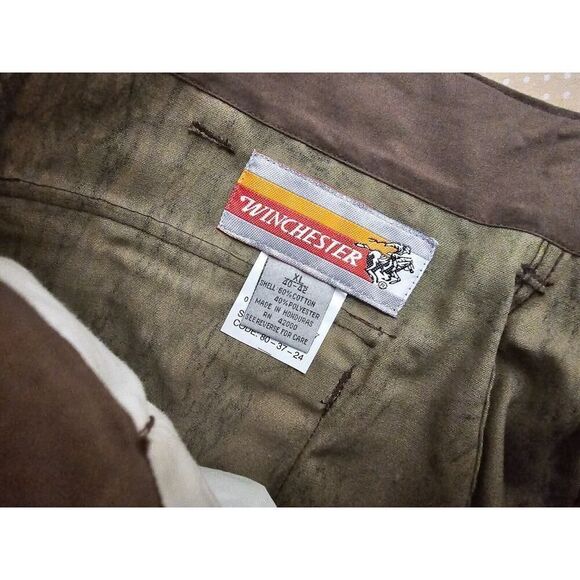 Winchester Camo Pants Mens Size XL Green Rebark Camouflage Cargo Snap Pockets - Picture 12 of 14